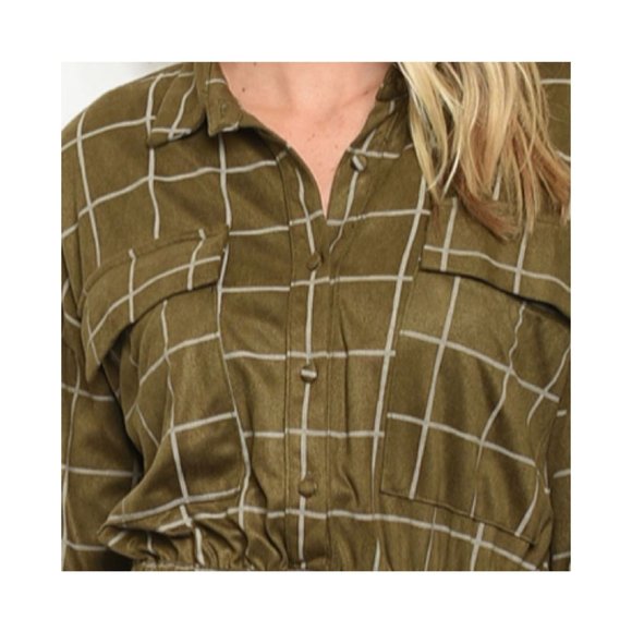 Le Lis Long Sleeve Romper Sz Medium NWT - Picture 4 of 10